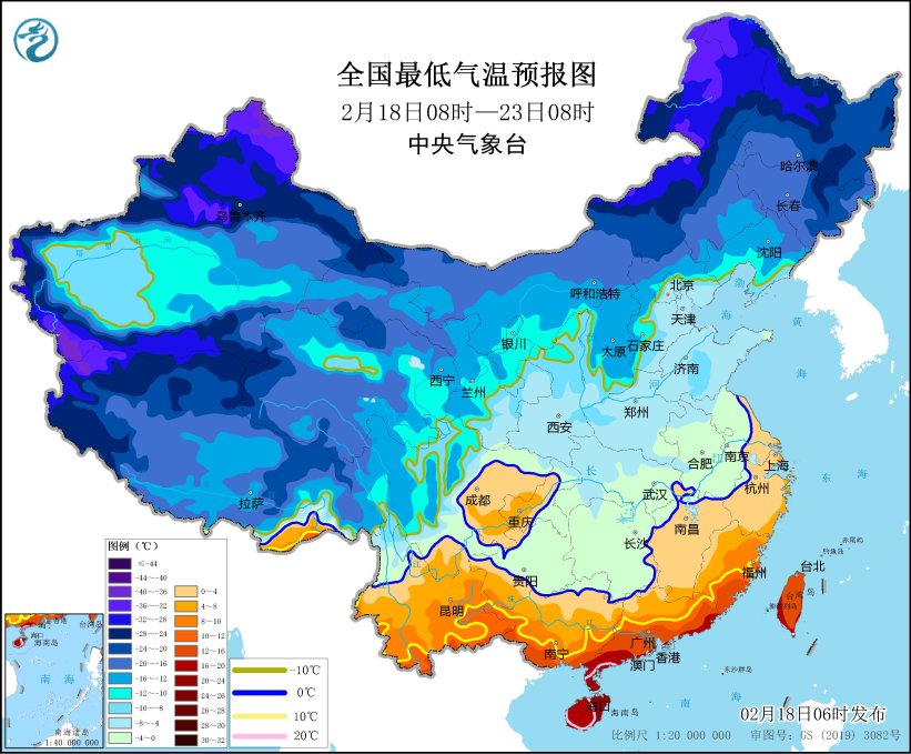 寒潮来袭 我国大部地区将降温